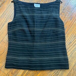 Anne Taylor LOFT Black Sleeveless Women's Top